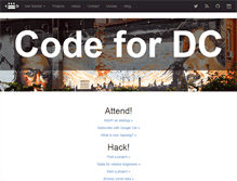 Tablet Screenshot of codefordc.org